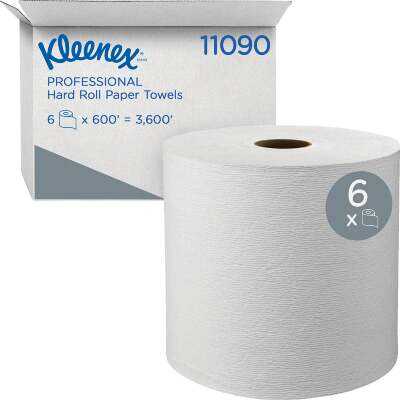 Kimberly Clark Scott Essential Plus White Kleenex Hard Roll Towel (6-Count)